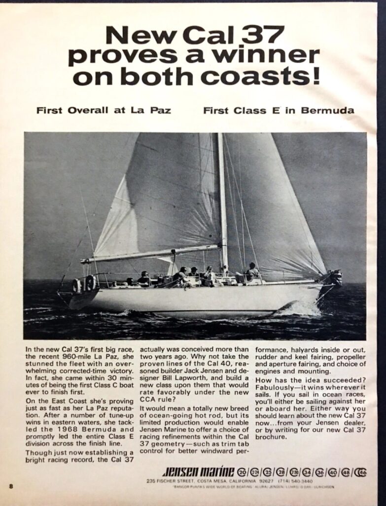 Cal 37 first big race article